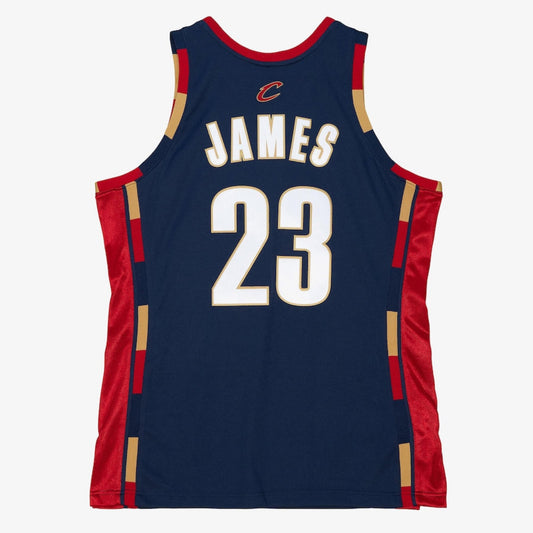Mitchell & Ness Men's NBA Cleveland Cavaliers LeBron James 2003-04 Authentic Jersey - Navy