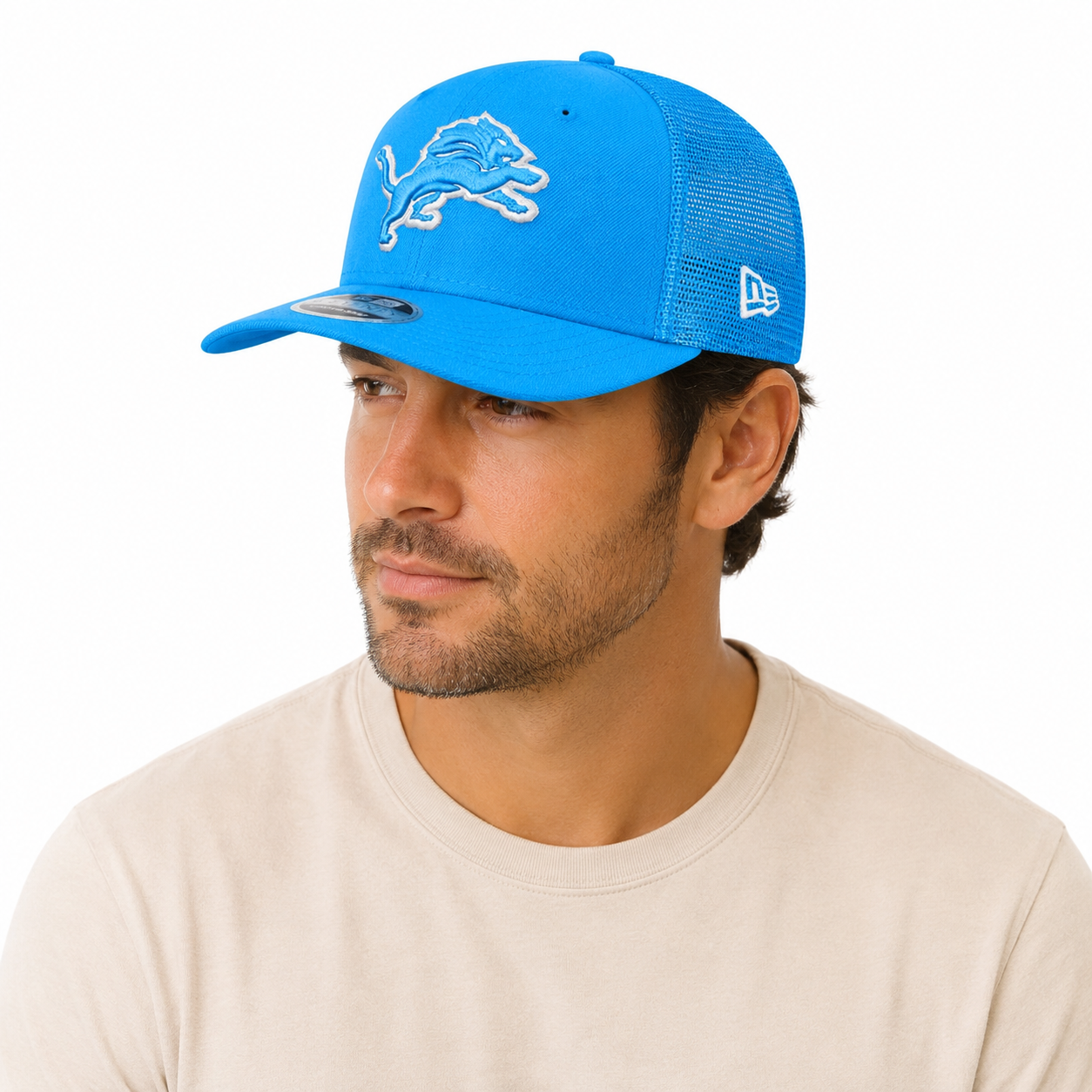 New Era 9SEVENTY 2025 NFL Detroit Lions Team Collection Adjustable Stretch-Snap Hat - Blue