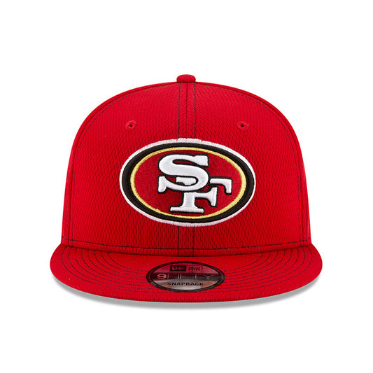 New Era NFL San Francisco 49ers 9FIFTY Sideline Road Red Adjustable Snapback