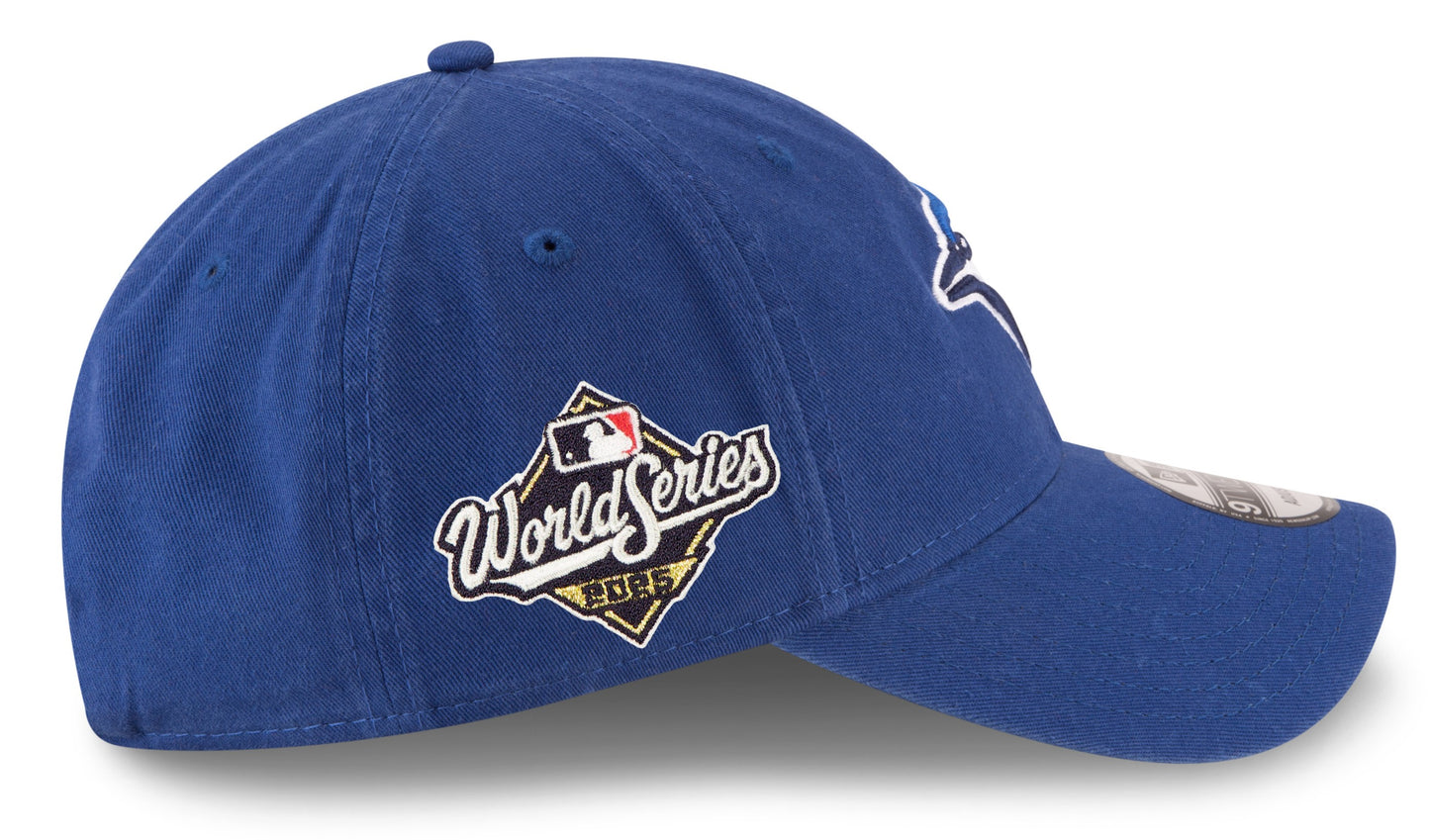 New Era MLB Toronto Blue Jays 2025 World Series Side Patch 9TWENTY Adjustable Hat - Royal Blue