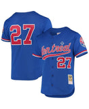 Mitchell & Ness Men's MLB Montreal Expos Vladimir Guerrero #27 Authentic 1997 Cooperstown Batting Practice Button-Up Jersey