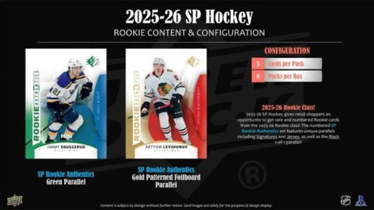 2025/26 Upper Deck SP Hockey Blaster