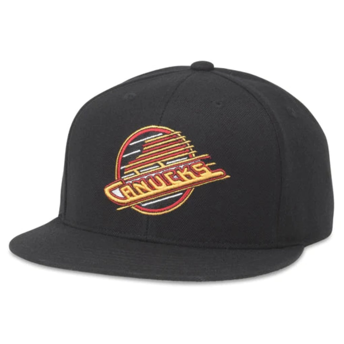 American Needle NHL Vancouver Canucks Vintage Skate Logo 400S Snapback Cap - Black