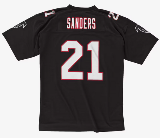 Mitchell & Ness Deion Sanders Atlanta Falcons 1992 Legacy Player Jersey - Black