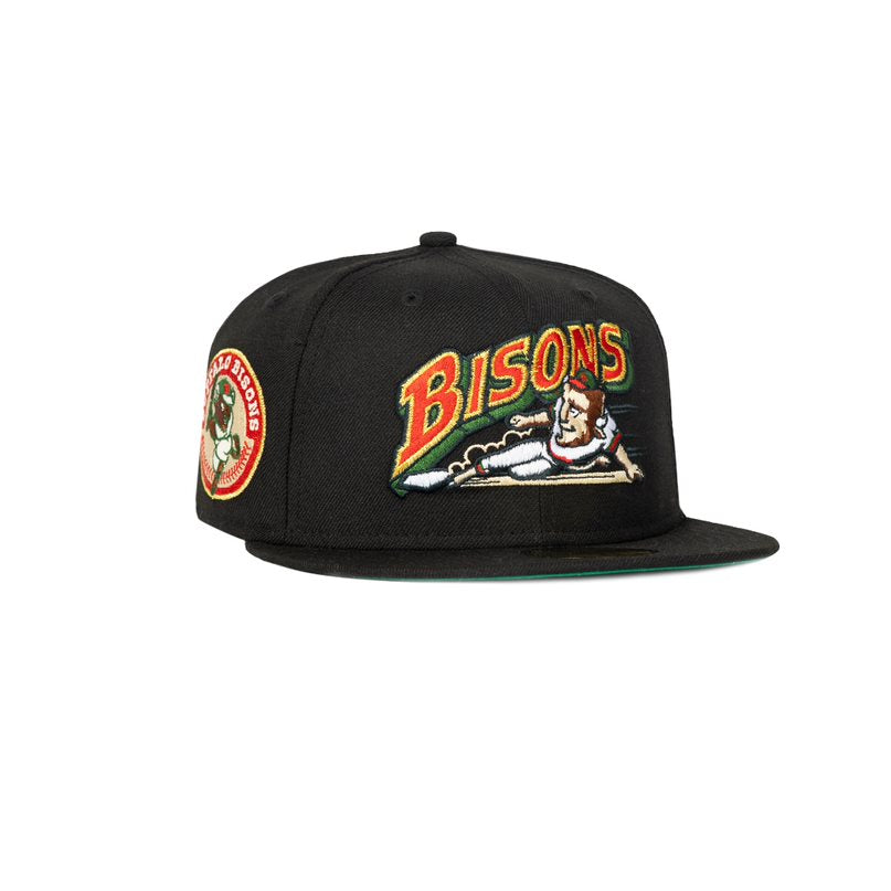 New Era Buffalo Bisons Black 59Fifty Fitted Hat (Jays Triple-A