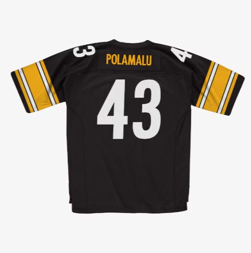 Mitchell & Ness Troy Polamalu Pittsburgh Steelers 2005 Legacy Player Jersey - Black