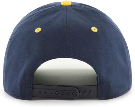 47 NCAA Michigan Wolverines Super Hitch Adjustable Snapback Hat - Navy/Yellow