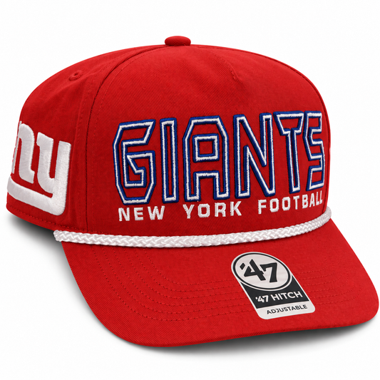 '47 brand new york giants byline rope hitch snapback hat