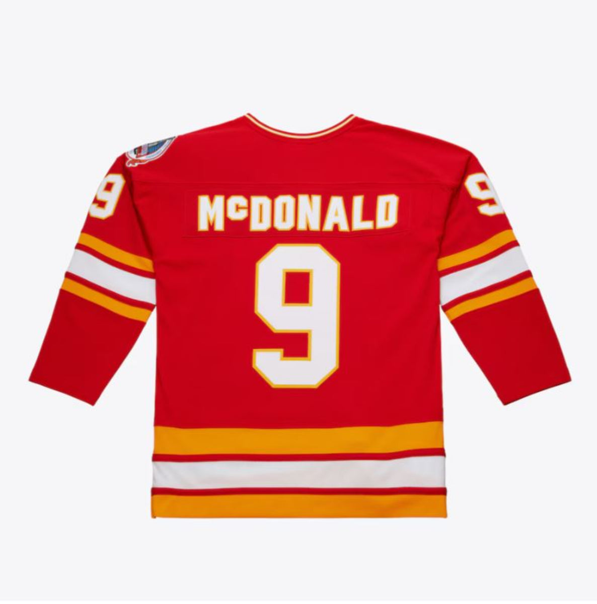 Mitchell Ness NHL Lanny McDonald Calgary Flames 1989 Stanley Cup