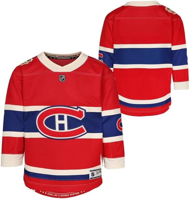 NHL Montreal Canadiens YOUTH 2026 NHL Heritage Classic Player Jersey - Red