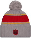 New Era NFL Kansas City Cold Weather Sideline Sport Knit - Grey