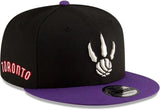 New Era 9FIFTY NBA 2024 Toronto Raptors Classic Edition Snapback Hat - Black/Purple