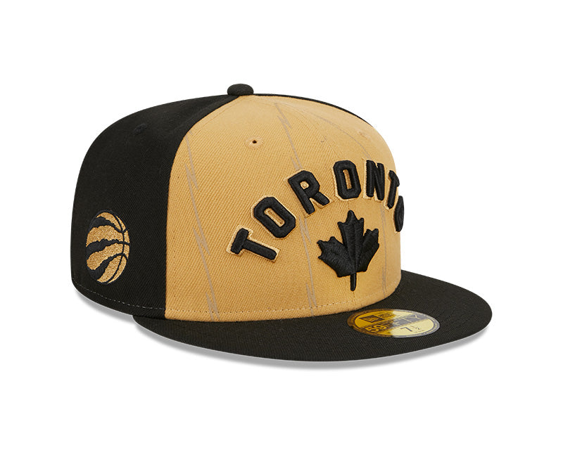 New Era Gold/Black Toronto Raptors 2023/24 City Edition 59FIFTY Fitted