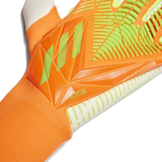 Adidas Predator Edge Pro Goalkeeper Gloves - Orange/Lime
