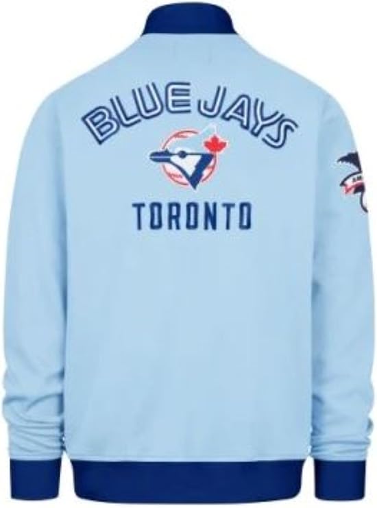'47 MLB Toronto Blue Jays Relief Pitcher Pique Track Jacket - Blue