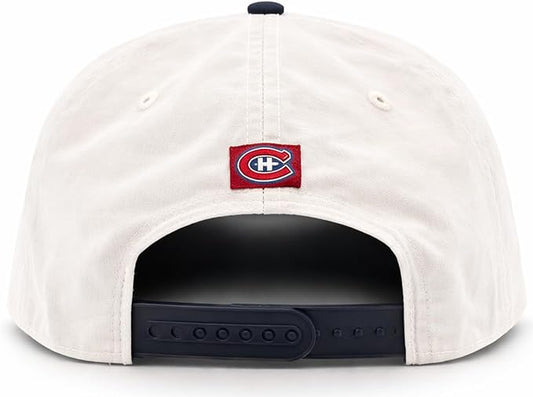 47 NHL Montreal Canadiens Two Tone Rope Adjustable Hitch Snapback Hat - White/Navy