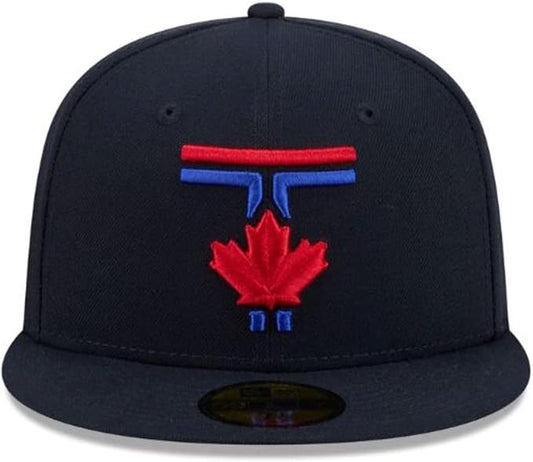 New Era 59FIFTY MLB Toronto Blue Jays 50th Anniversary Side Patch 2026 City Connect Fitted Hat - Navy