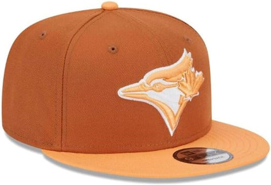 New Era MLB Toronto Blue Jays Two-Tone Color Pack 9FIFTY Snapback Hat - Brown/Orange
