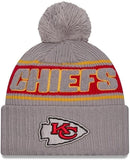 New Era NFL Kansas City Cold Weather Sideline Sport Knit - Grey