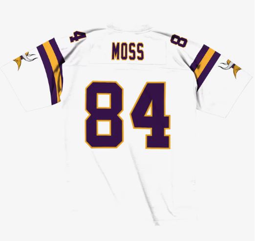 Mitchell & Ness Randy Moss White Minnesota Vikings Legacy Player Jersey - White