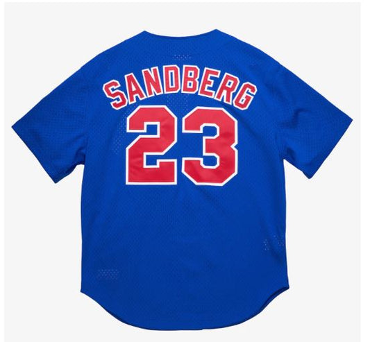 Mitchell & Ness MLB Chicago Cubs Ryne Sandberg Jersey - Royal Blue