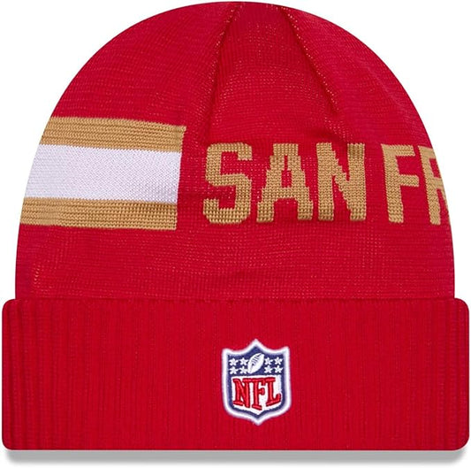 New Era NFL San Francisco 49ers 2024 Cold Weather Tech Knit Beanie - Red