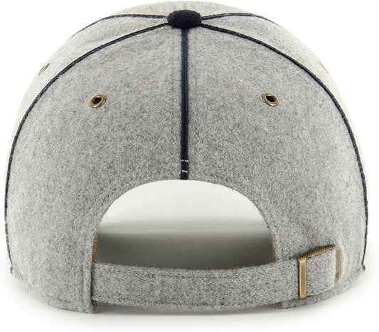 47 MLB New York Yankees Brocke Clean Up Adjustable Cap - Grey/Navy