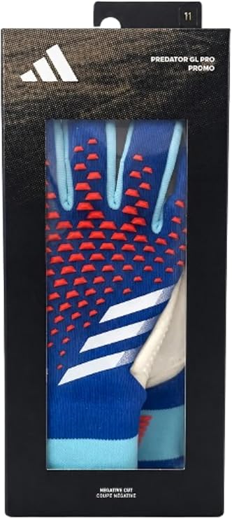 Adidas Predator Pro Promo Negative Cut Goalkeeper Gloves - Blue/White