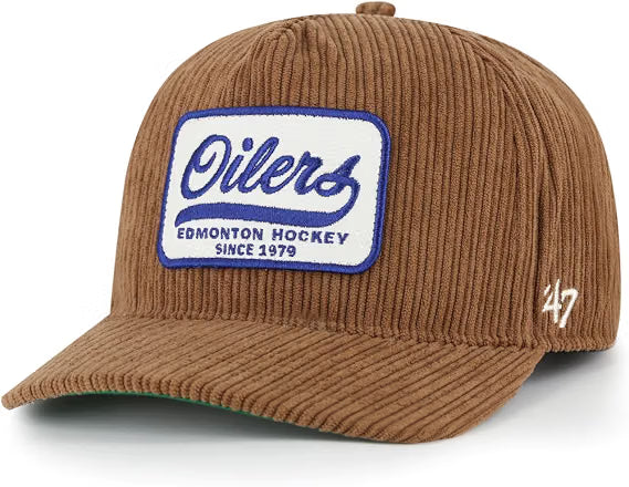 '47 NHL Cord Patch Hitch Adjustable Hat - Brown