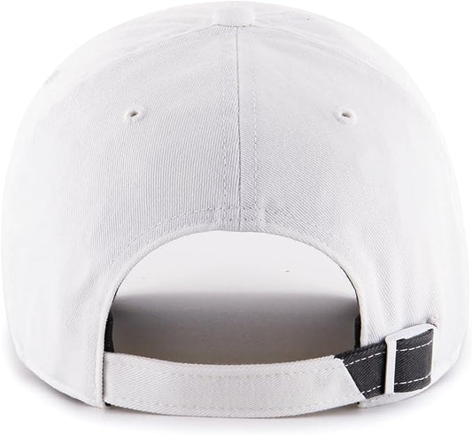 47 MLB New York Yankees White Noise Clean Up Adjustable Hat - White/Charcoal