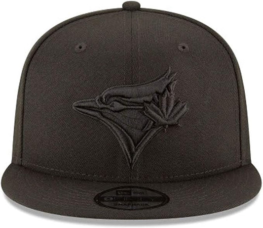 New Era 9FIFTY MLB Toronto Blue Jays Adjustable Snapback Hat - Black / Black
