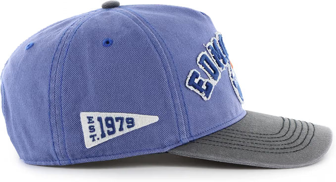 47 NHL Edmonton Oilers Calderwood Hitch RF Adjustable Snapback - Blue/Black