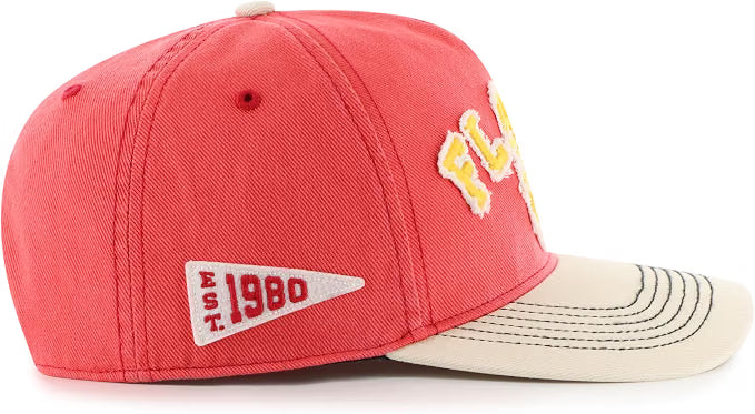 47 NHL Calgary Flames Calderwood Hitch RF Adjustable Snapback - Red/White