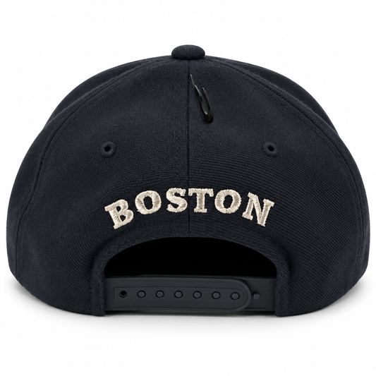 Nike MLB Boston Red Sox Rise Cap Adjustable Snapback Hat – Beige/Navy