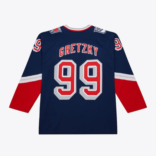 Mitchell & Ness NHL Wayne Gretzky New York Rangers 1996/97 Jersey - Navy