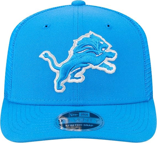 New Era 9SEVENTY 2025 NFL Detroit Lions Team Collection Adjustable Stretch-Snap Hat - Blue