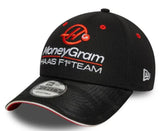 New Era 9FORTY Formula 1 MoneyGram Haas Team Adjustable Velcro Hat - Camo/Black