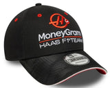 New Era 9FORTY Formula 1 MoneyGram Haas Team Adjustable Velcro Hat - Camo/Black