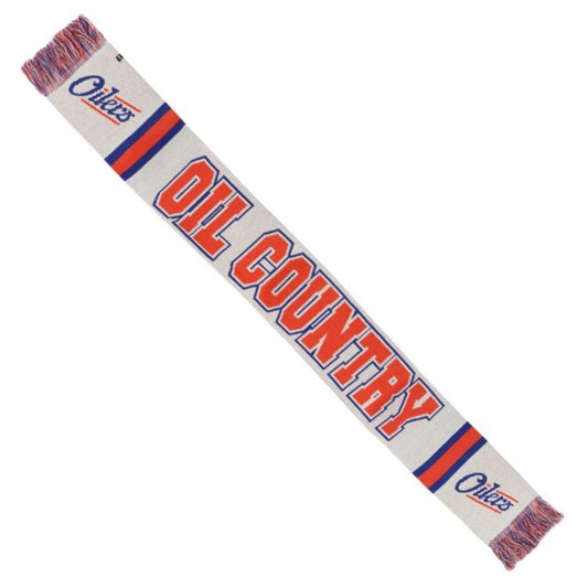 47 NHL Edmonton Oilers Breakaway Scarf - White/Orange