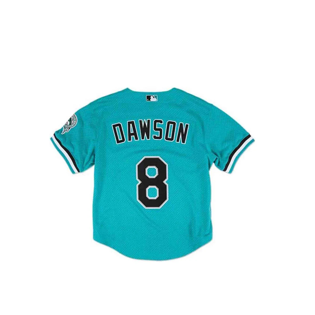 Mitchell Ness MLB Florida Marlins Andre Dawson Jersey Teal