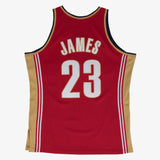 Mitchell & Ness Men's NBA Cleveland Cavaliers LeBron James 2003-04 Hardwood Classics Swingman Jersey - Red