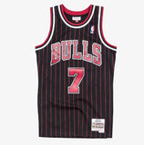 Mitchell & Ness Men's NBA Chicago Bulls Toni Kukoc 1995/96 Hardwood Classics Swingman Jersey - Black