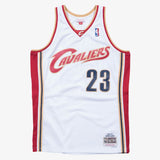 Mitchell & Ness Men's NBA Cleveland Cavaliers LeBron James 2003-04 Hardwood Classics Swingman Jersey - White