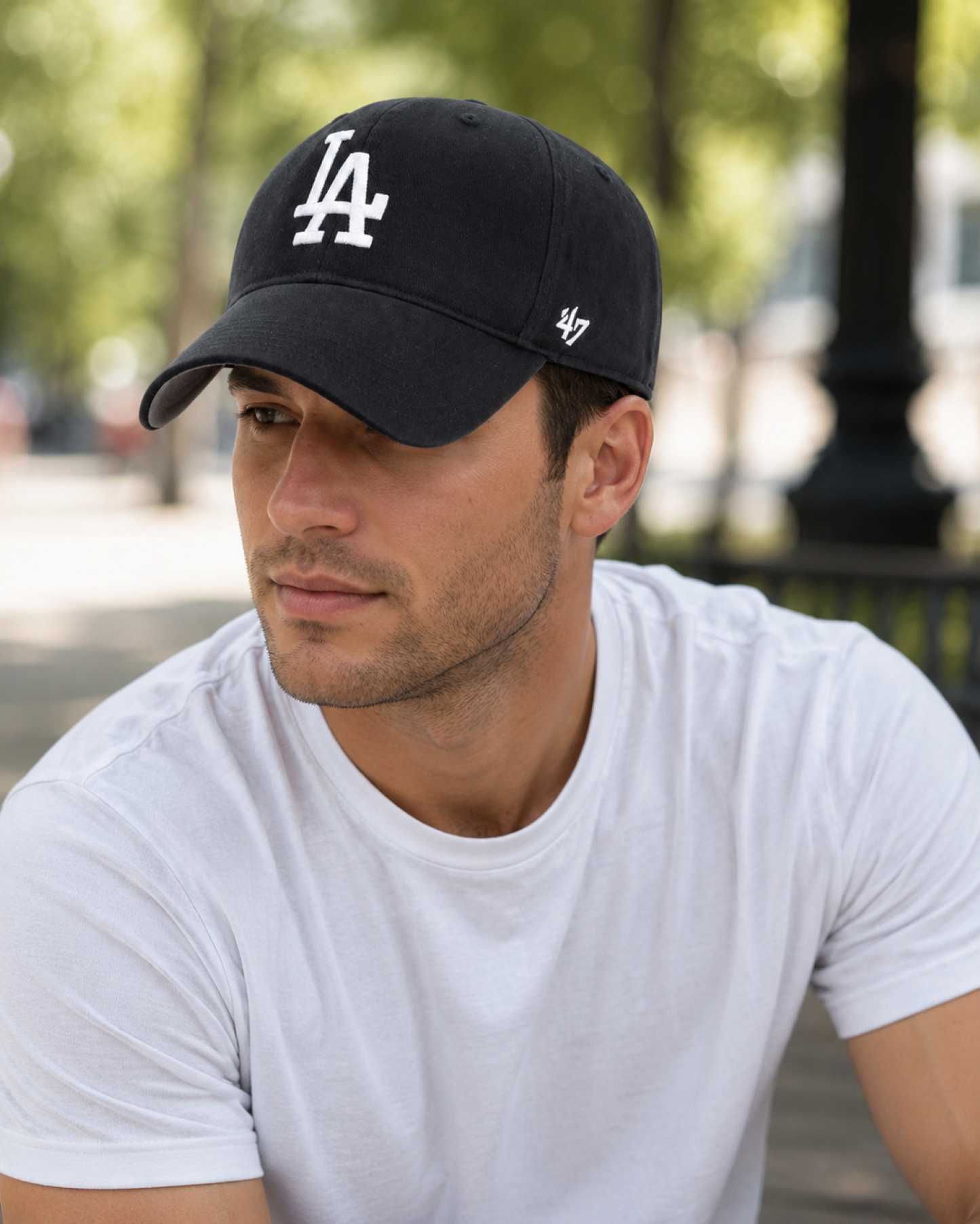 47 MLB Los Angeles Dodgers MVP Adjustable Cap - Black