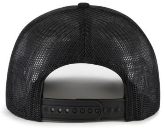 '47 NHL Calgary Flames Contemporary Mesh Trucker Hat - Black