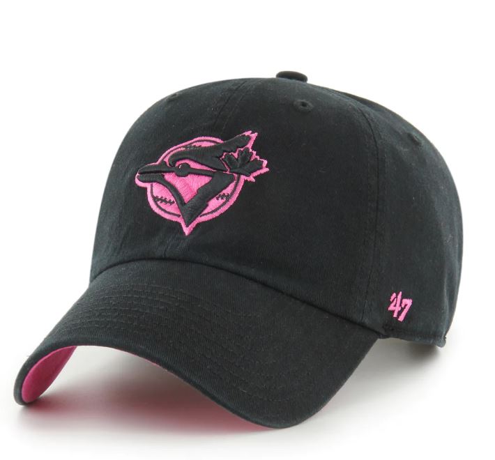 cotton candy blue jays hat