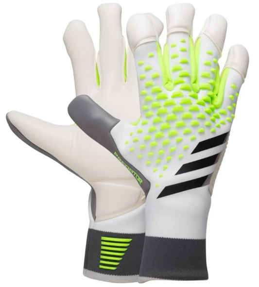 Adidas Predator Pro Promo Goalkeeper Gloves - White/Lemon (IA0847)