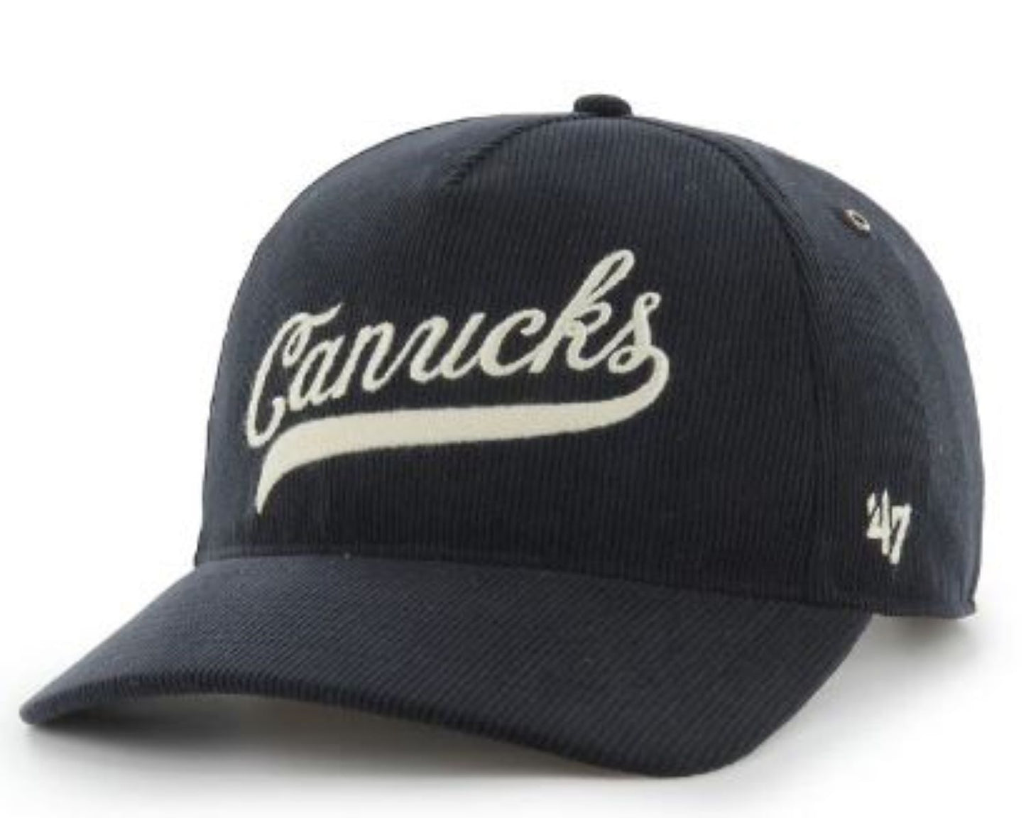 47 NHL Vancouver Canucks Golden Age Cord Hitch RF Adjustable Hat - Black