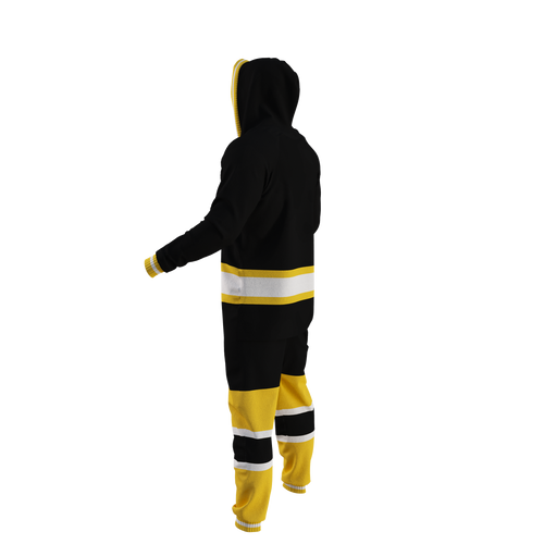 Hockey Sockey NHL Boston Bruins Onesie - Black/Yellow