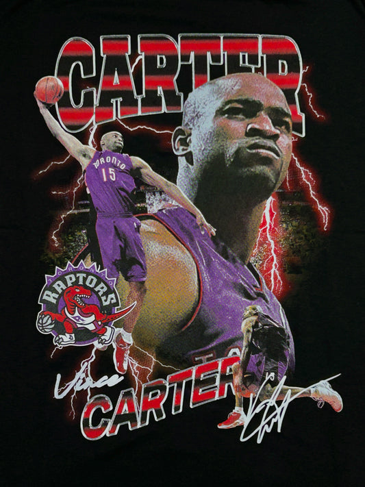 Mitchell & Ness Vince Carter Toronto Raptors Bootleg Tee - Black